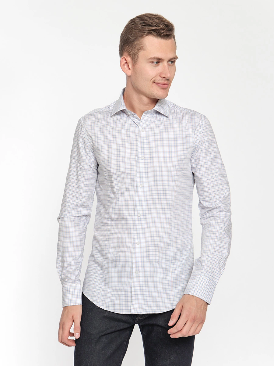 Полуприлегающая рубашка в клетку таттерсолл Slim fit